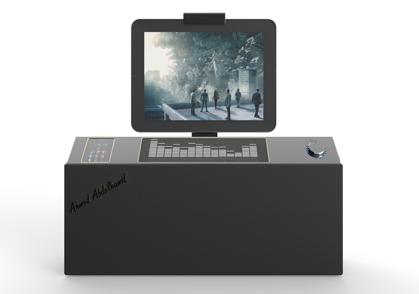 Metal，texture，icspeaker，loudspeaker box，industrial design，